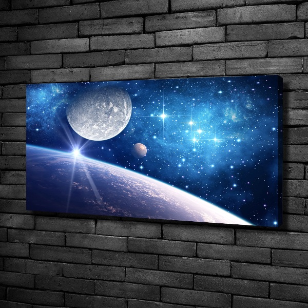 Canvas wall art Moon