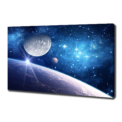 Canvas wall art Moon