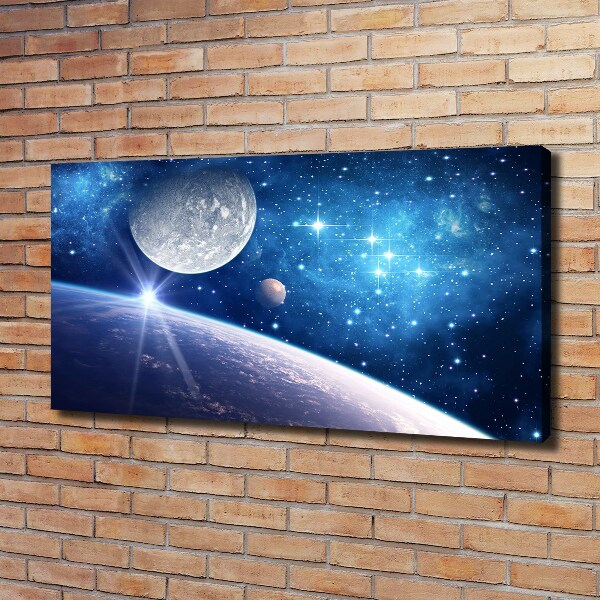 Canvas wall art Moon