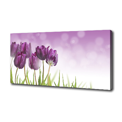 Canvas wall art Fillet tulips