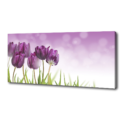 Canvas wall art Fillet tulips