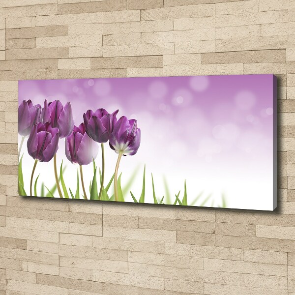 Canvas wall art Fillet tulips