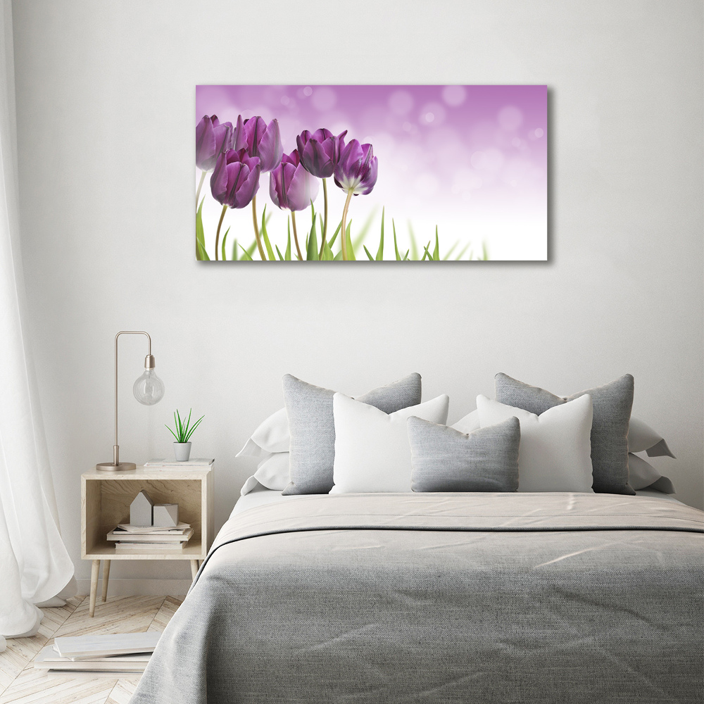 Canvas wall art Fillet tulips