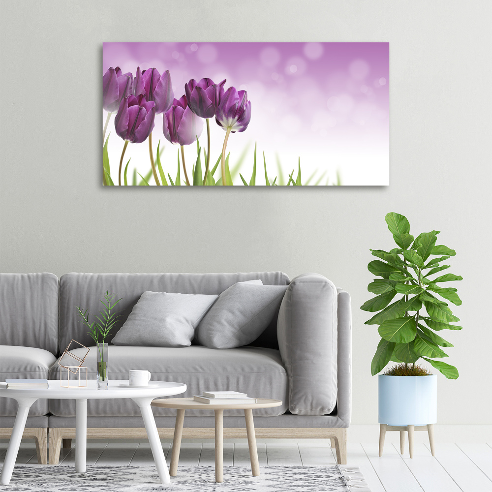 Canvas wall art Fillet tulips