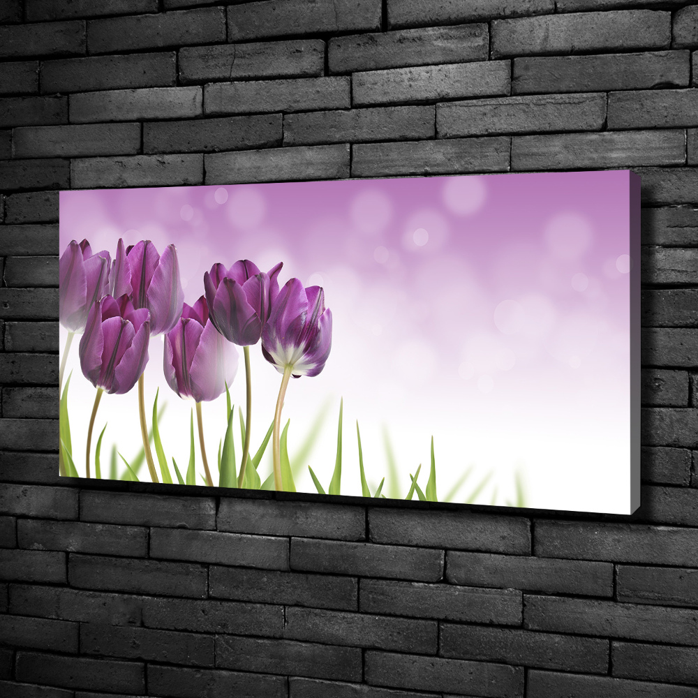 Canvas wall art Fillet tulips