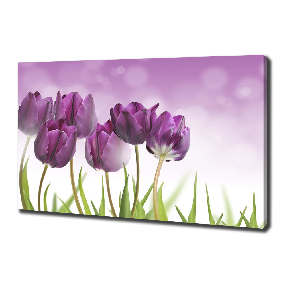 Canvas wall art Fillet tulips