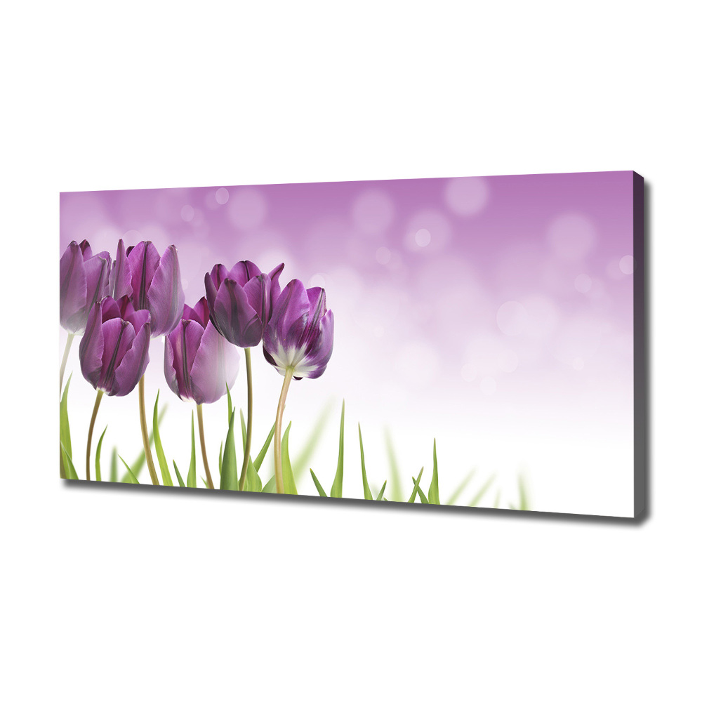 Canvas wall art Fillet tulips