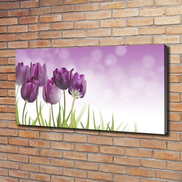 Canvas wall art Fillet tulips