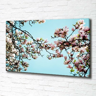 Canvas wall art Magnolia flowers