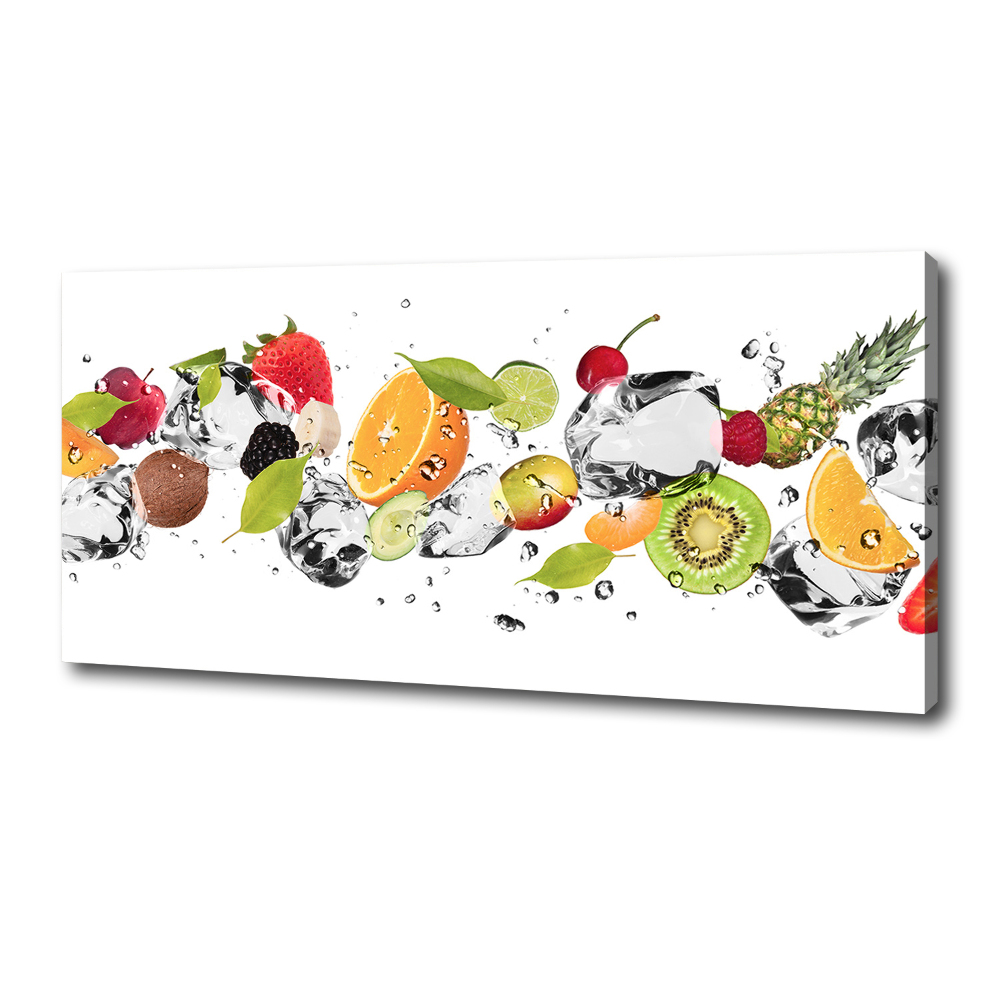 Canvas wall art Fruit and water