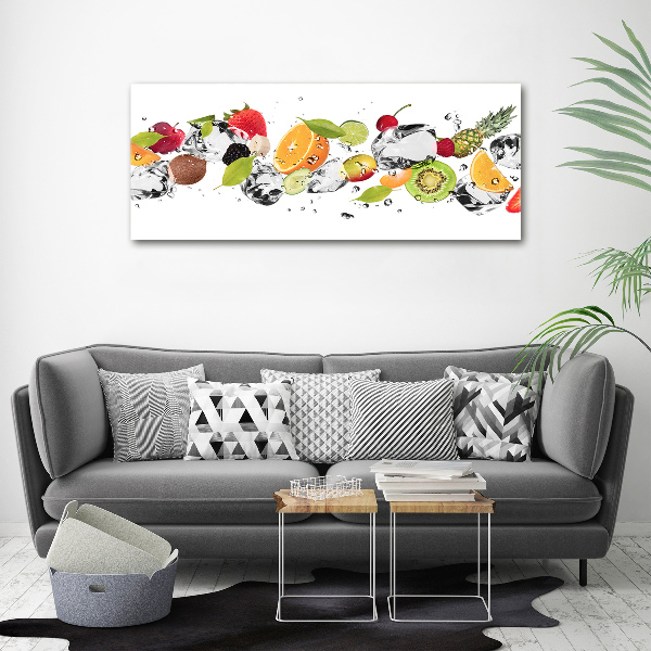 Canvas wall art Fruit and water