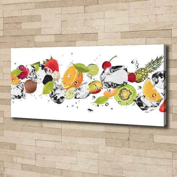 Canvas wall art Fruit and water