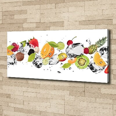 Canvas wall art Fruit and water