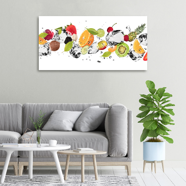 Canvas wall art Fruit and water