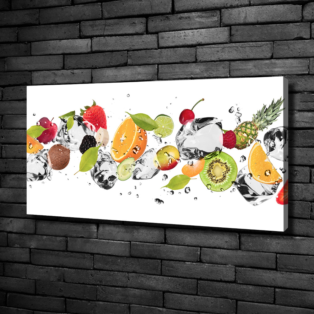 Canvas wall art Fruit and water