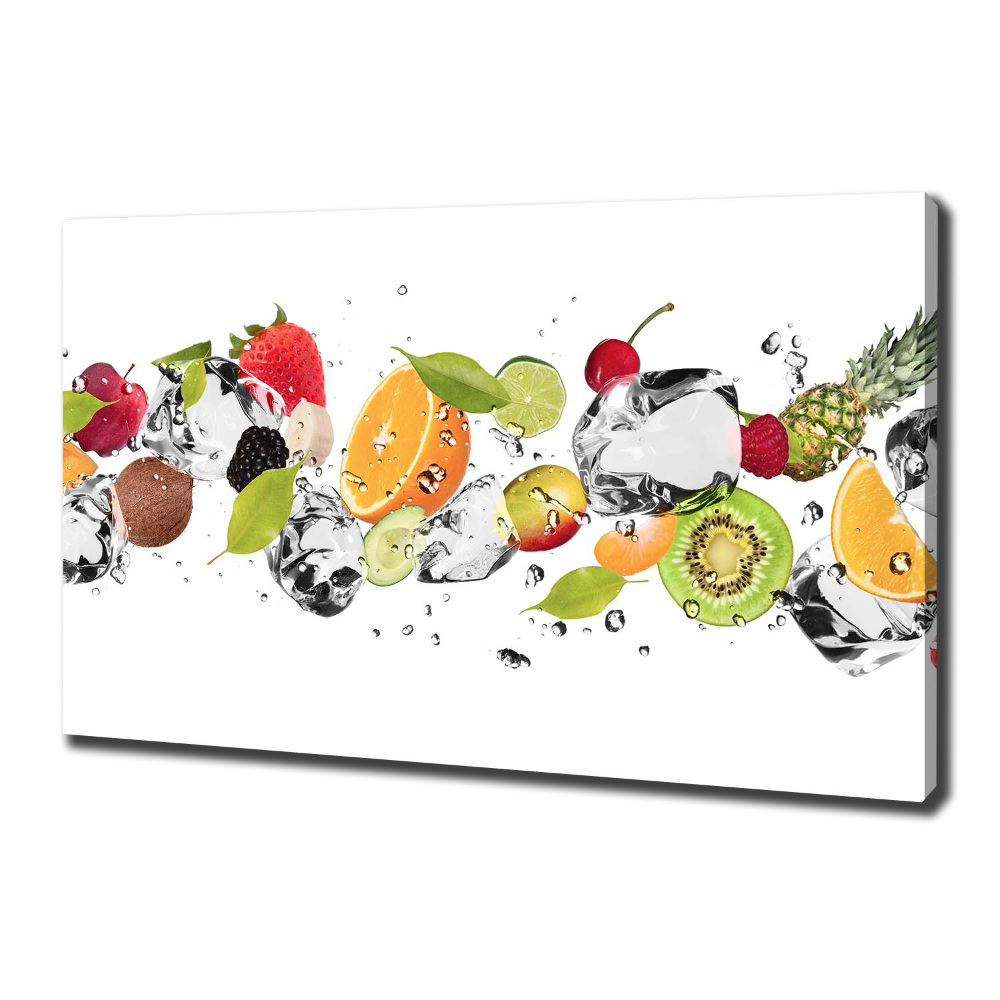 Canvas wall art Fruit and water