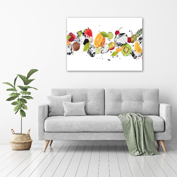 Canvas wall art Fruit and water