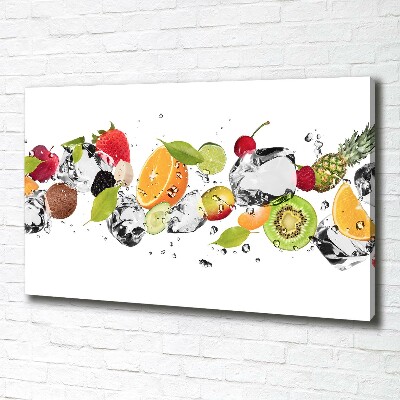 Canvas wall art Fruit and water