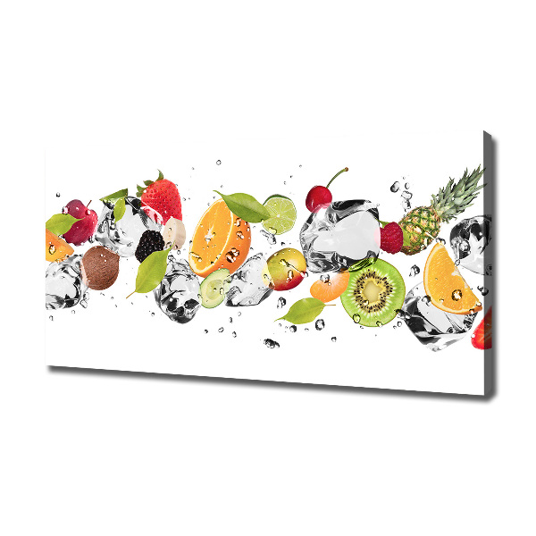 Canvas wall art Fruit and water