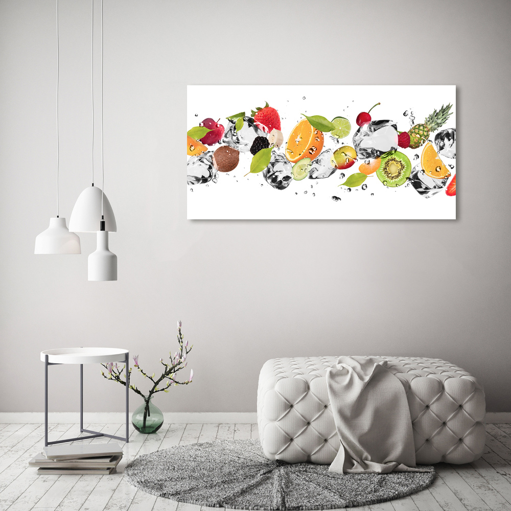 Canvas wall art Fruit and water