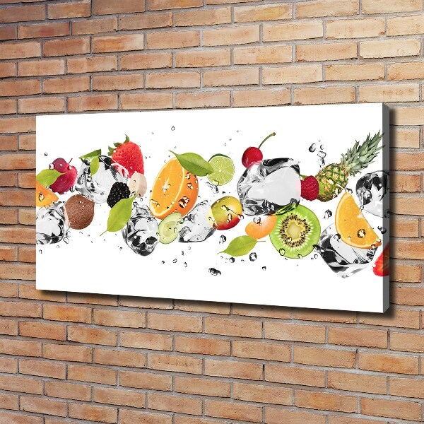 Canvas wall art Fruit and water