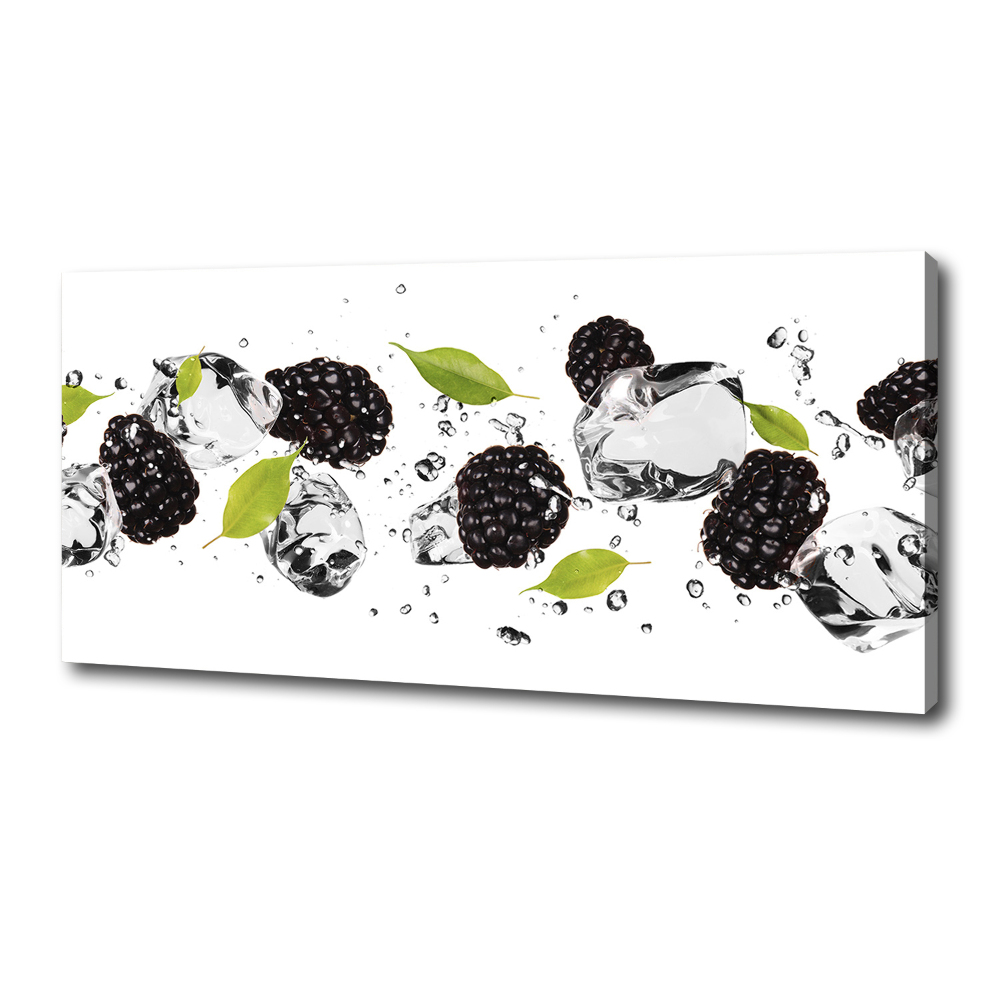 Canvas wall art Cherries and water