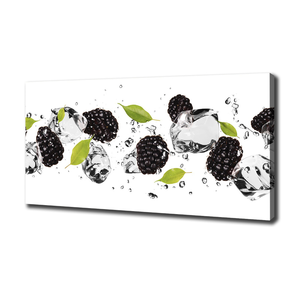 Canvas wall art Cherries and water