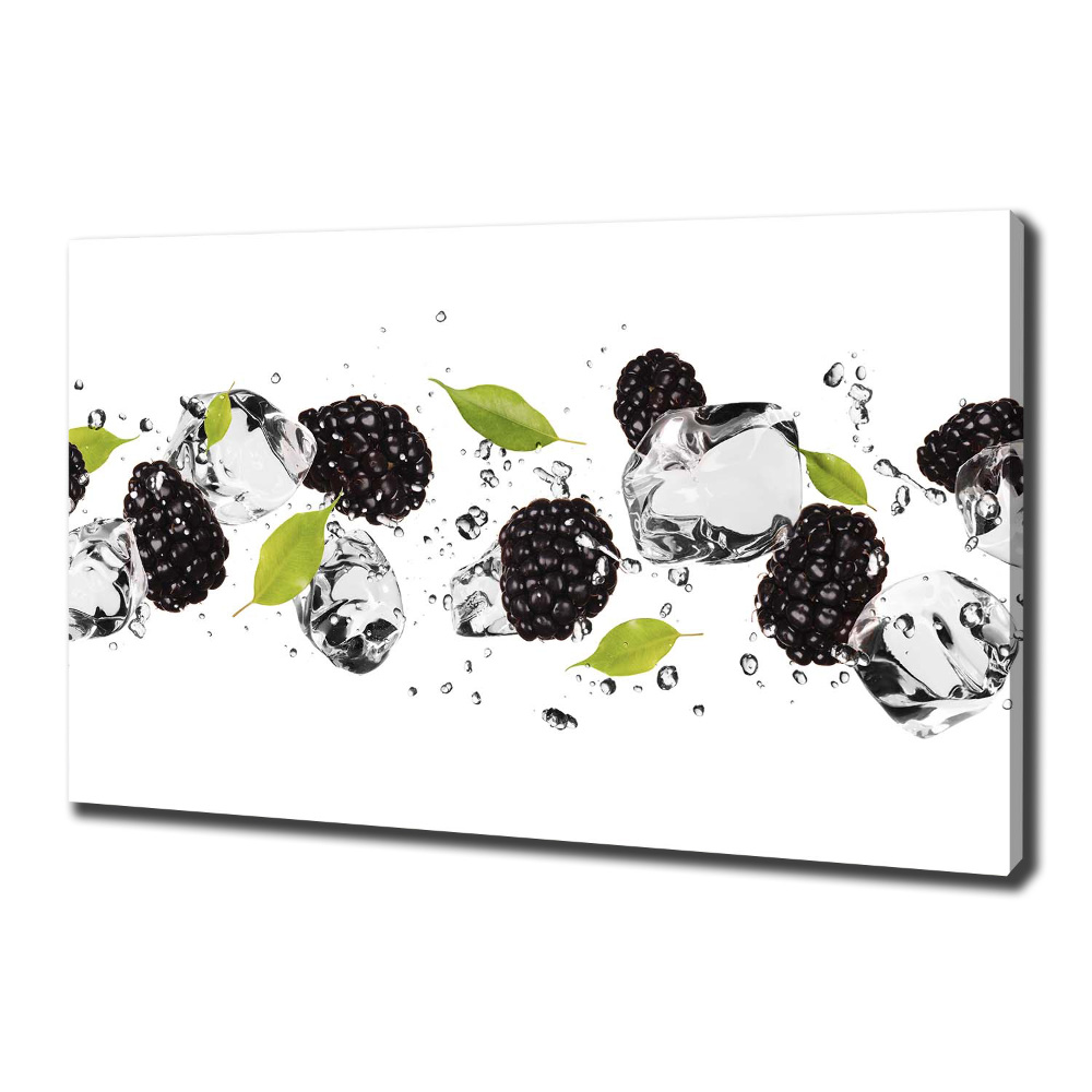 Canvas wall art Cherries and water