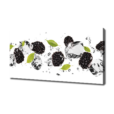 Canvas wall art Cherries and water