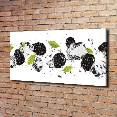 Canvas wall art Cherries and water