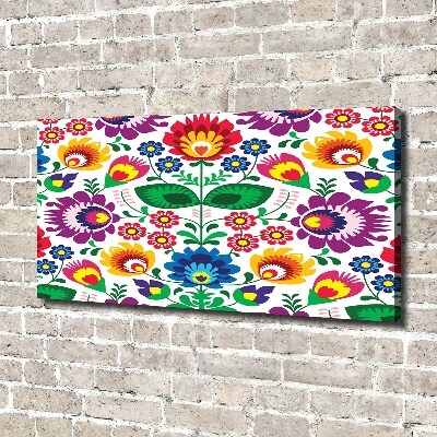 Canvas wall art Ethnic pattern