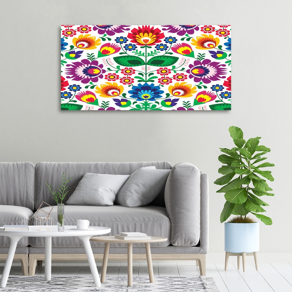 Canvas wall art Ethnic pattern