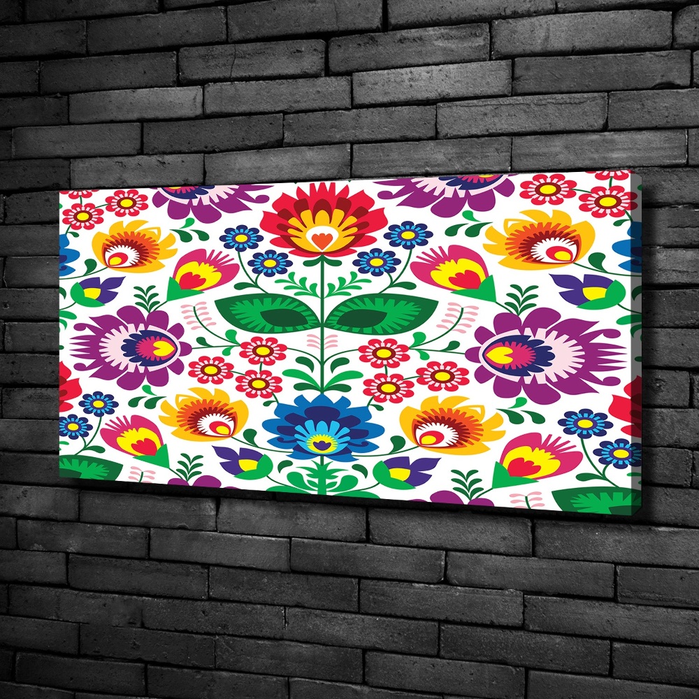 Canvas wall art Ethnic pattern