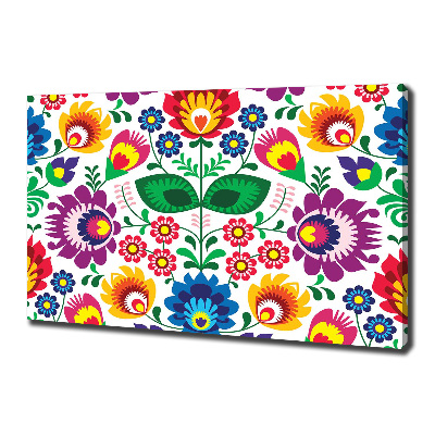 Canvas wall art Ethnic pattern