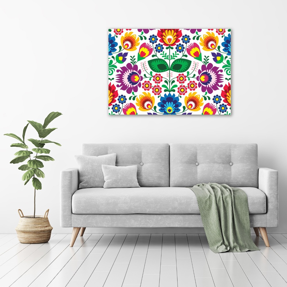 Canvas wall art Ethnic pattern