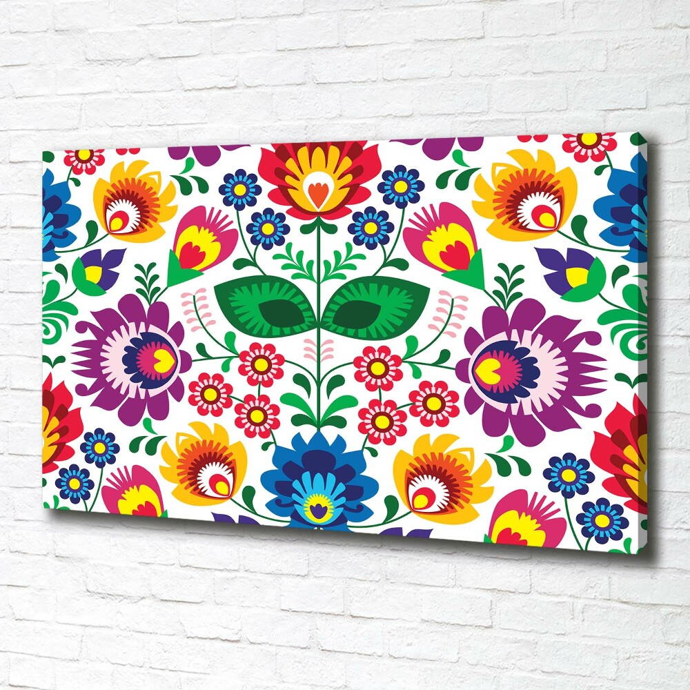 Canvas wall art Ethnic pattern