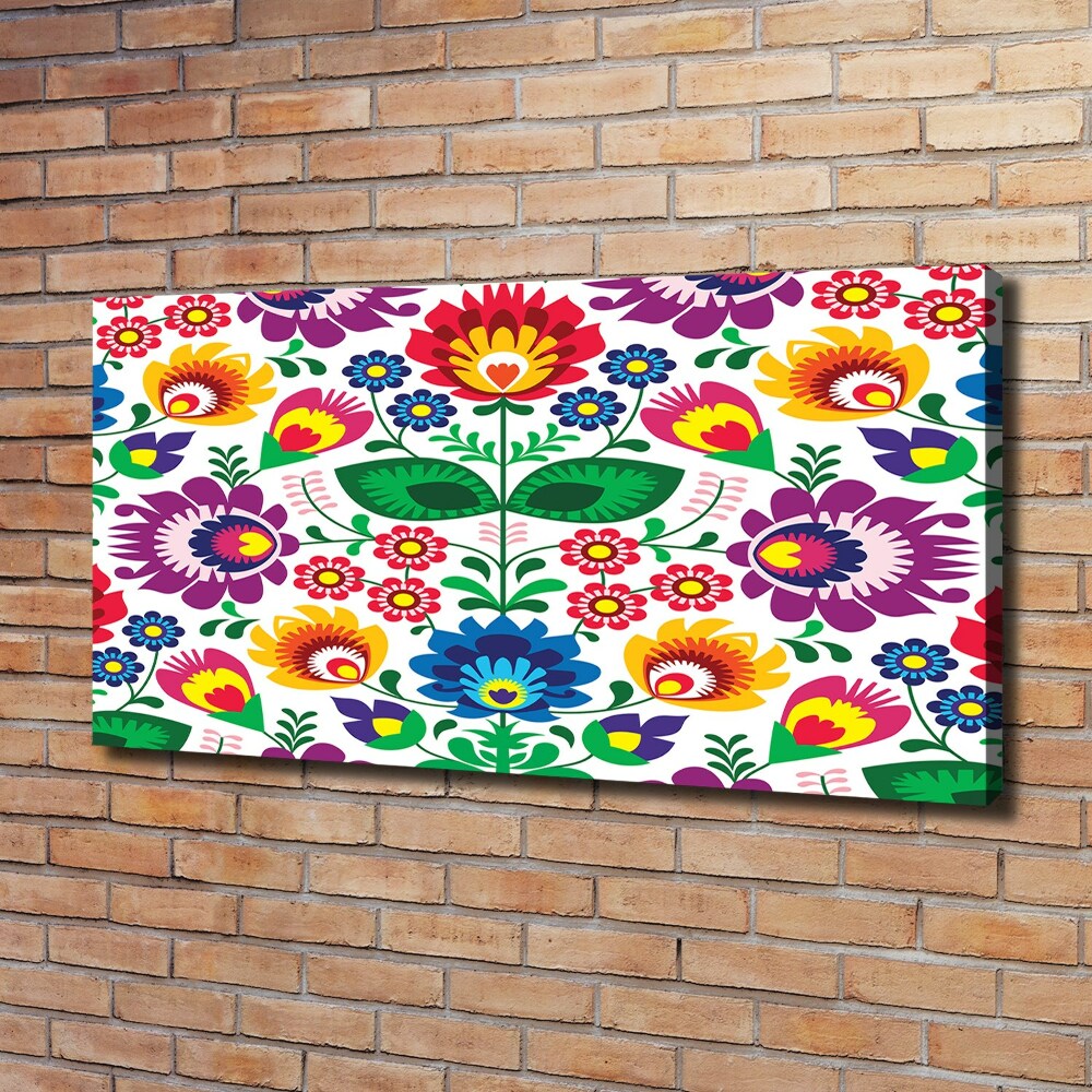 Canvas wall art Ethnic pattern