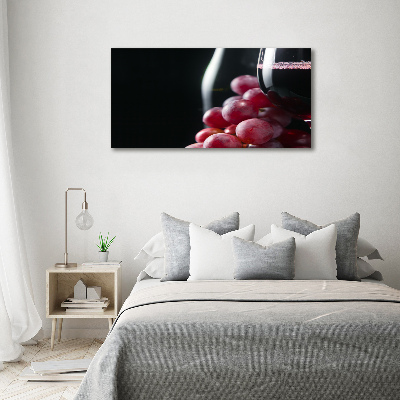 Canvas wall art Grapes and wine