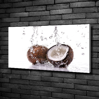 Canvas wall art Coconut and water