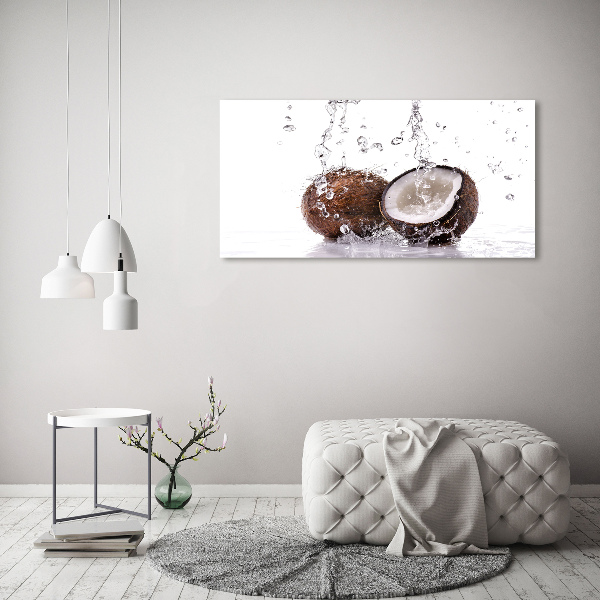 Canvas wall art Coconut and water