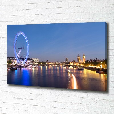 Canvas wall art London Eye London