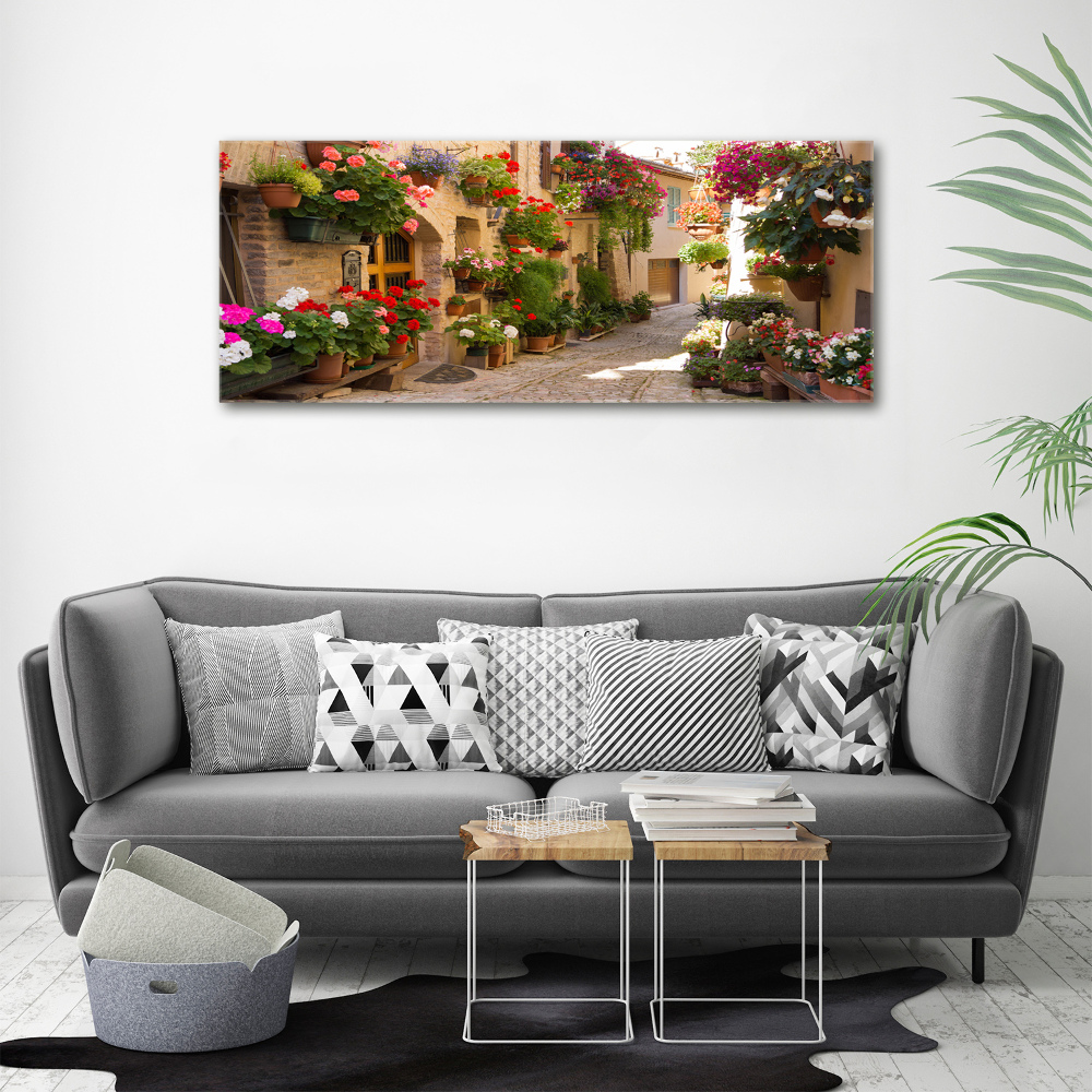 Canvas wall art Charming street