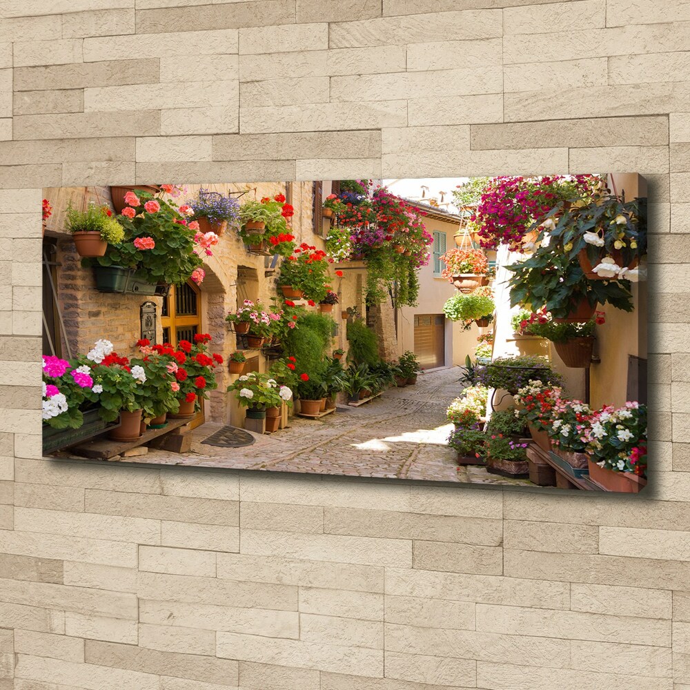 Canvas wall art Charming street