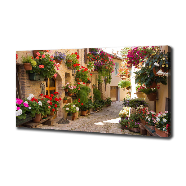 Canvas wall art Charming street