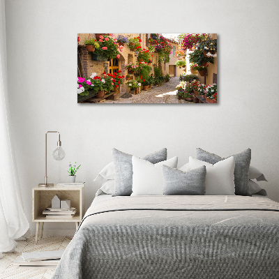 Canvas wall art Charming street