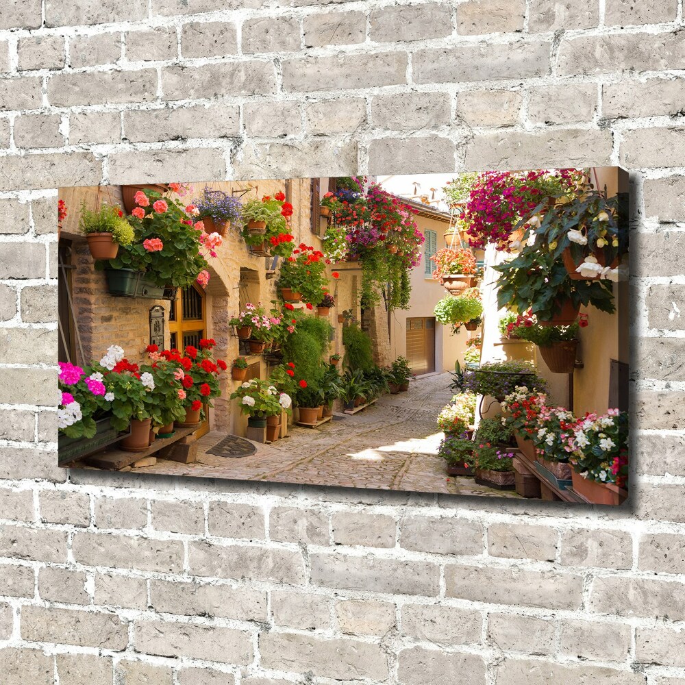 Canvas wall art Charming street