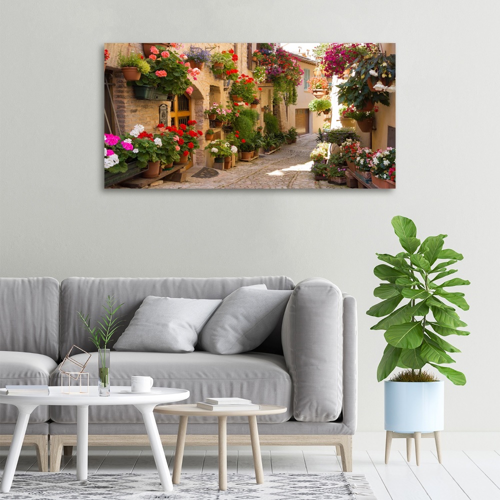 Canvas wall art Charming street