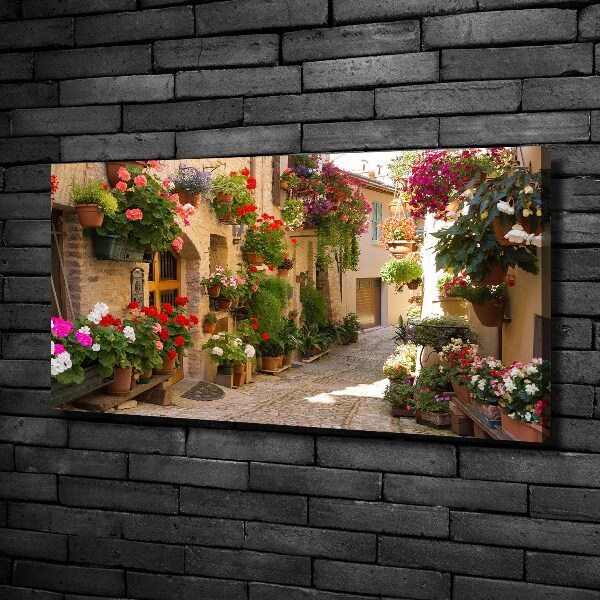 Canvas wall art Charming street