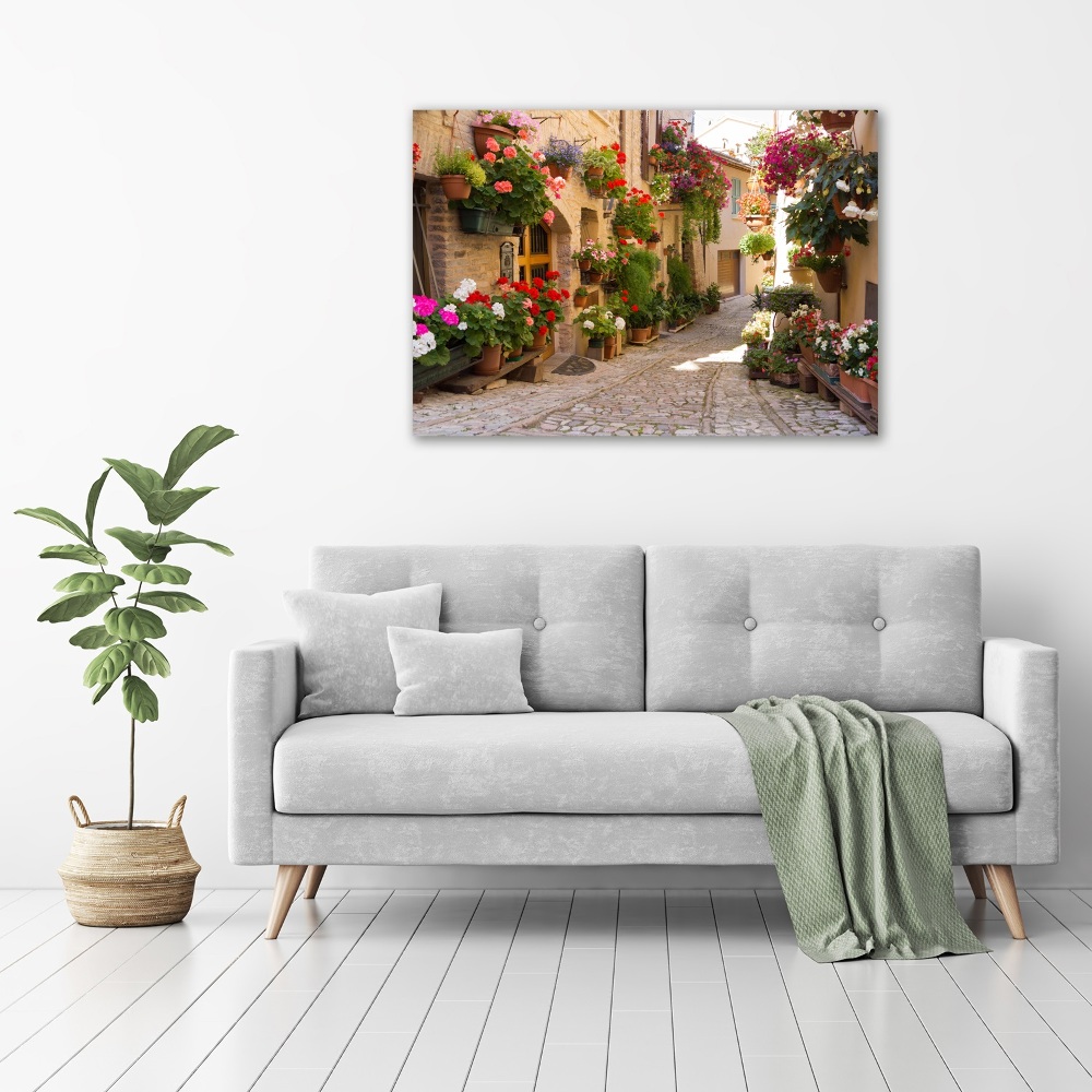 Canvas wall art Charming street