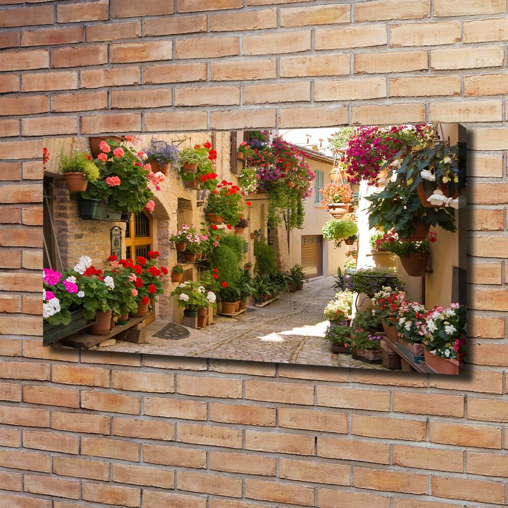 Canvas wall art Charming street